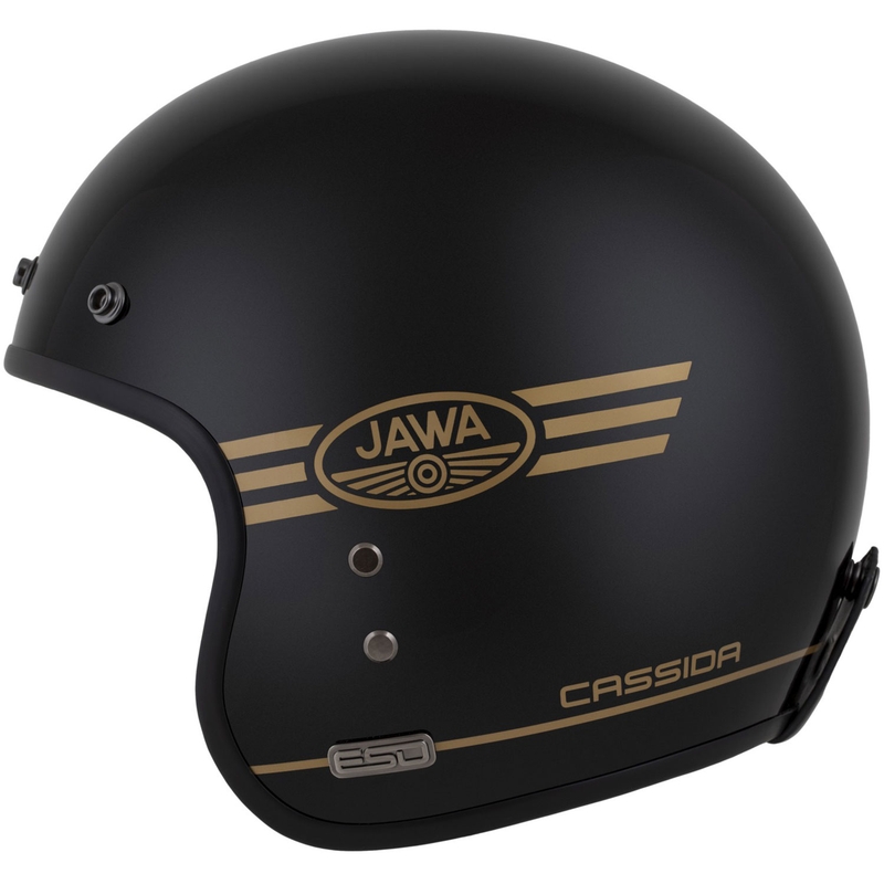 Cassida Eso Jawa Pérák casque ouvert noir perle or
