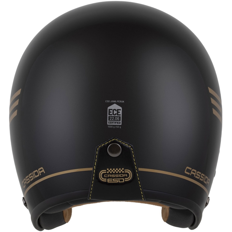 Cassida Eso Jawa Pérák casque ouvert noir perle or