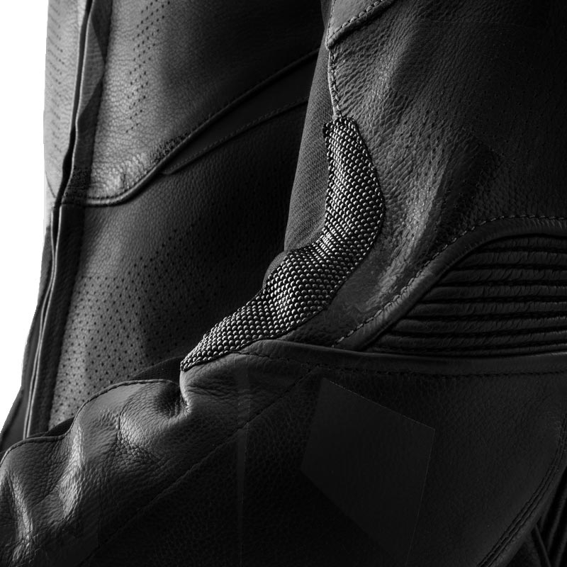 Blouson de moto en cuir Rebelhorn Inferno noir