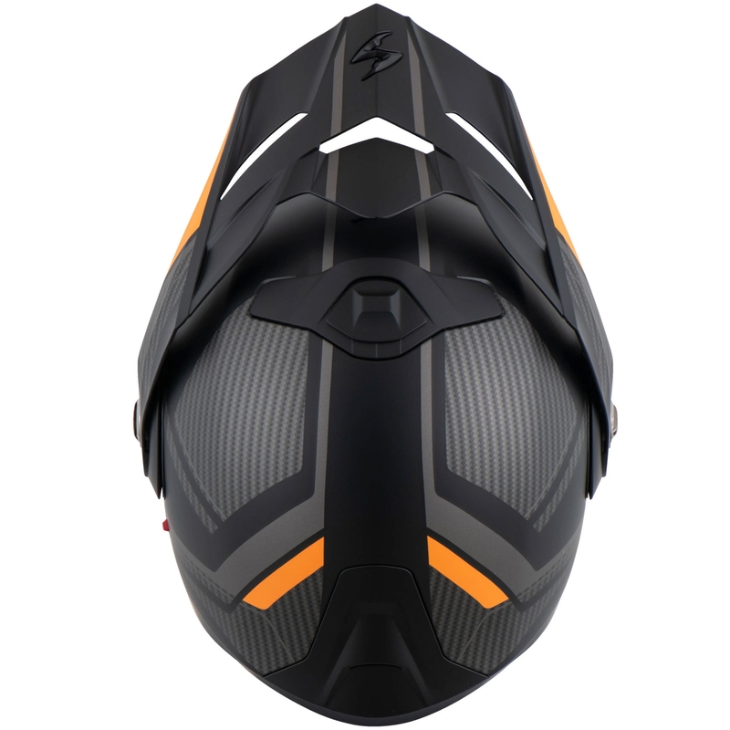 Casque de moto Scorpion ADX-2 LEWIS mat noir-orange