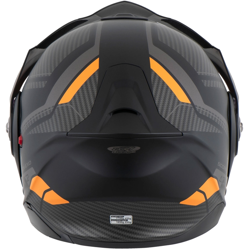 Casque de moto Scorpion ADX-2 LEWIS mat noir-orange