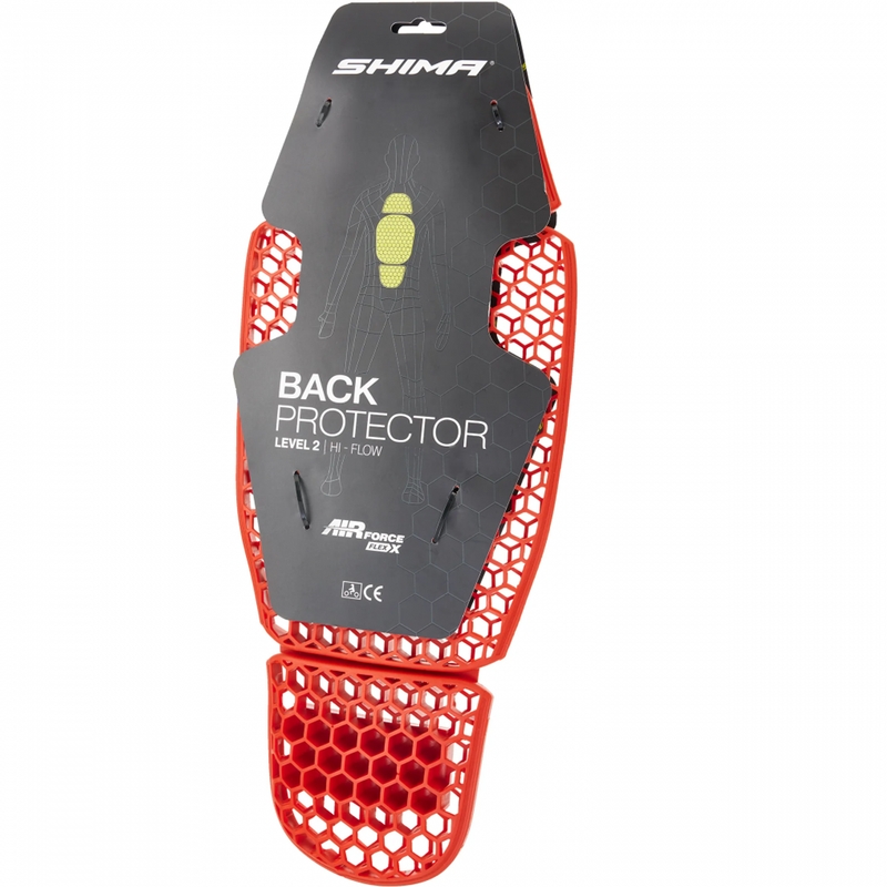 Protection dorsale Shima AIRFORCE FLEXX CB21F rouge
