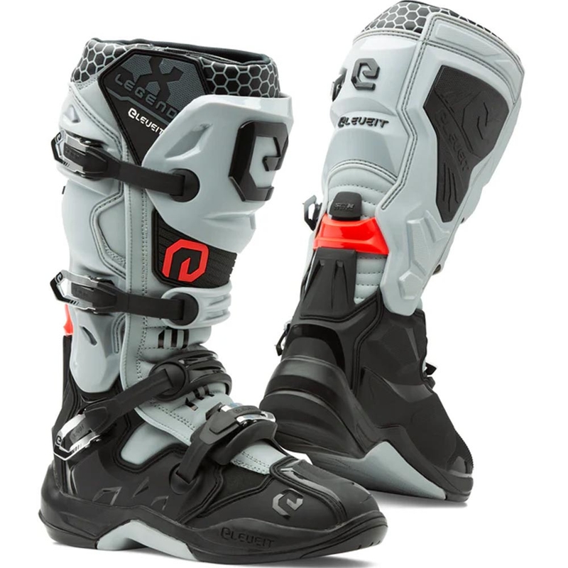 Bottes de motocross Eleveit X-Legend EVO noir-gris