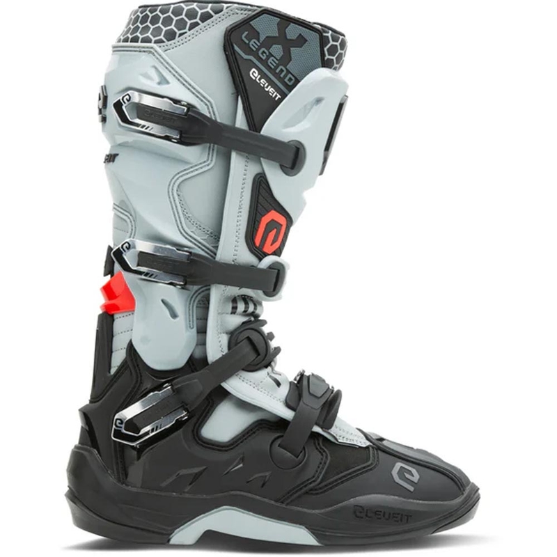 Bottes de motocross Eleveit X-Legend EVO noir-gris