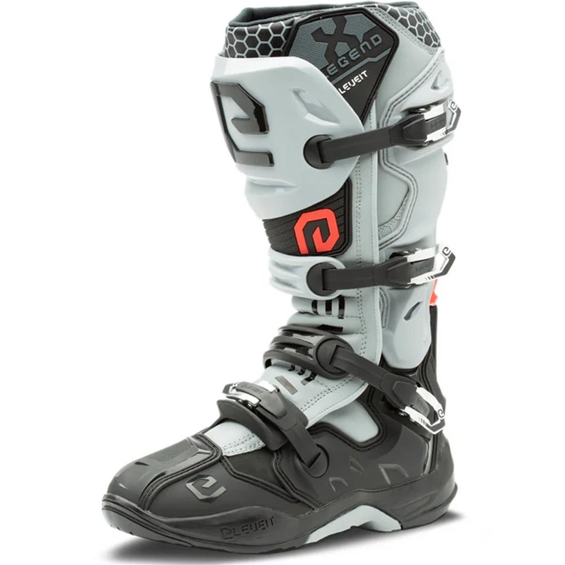 Bottes de motocross Eleveit X-Legend EVO noir-gris