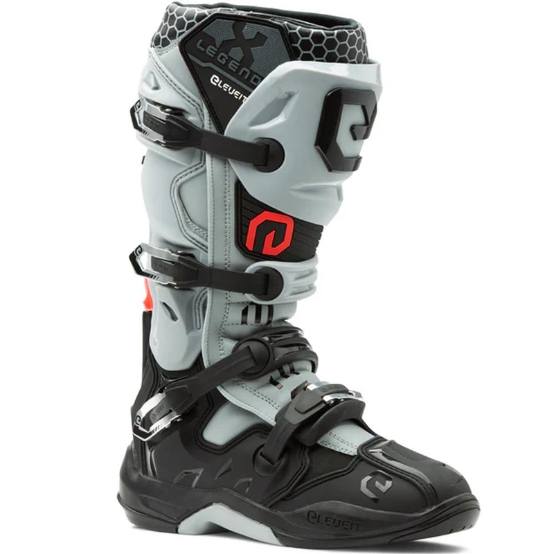 Bottes de motocross Eleveit X-Legend EVO noir-gris