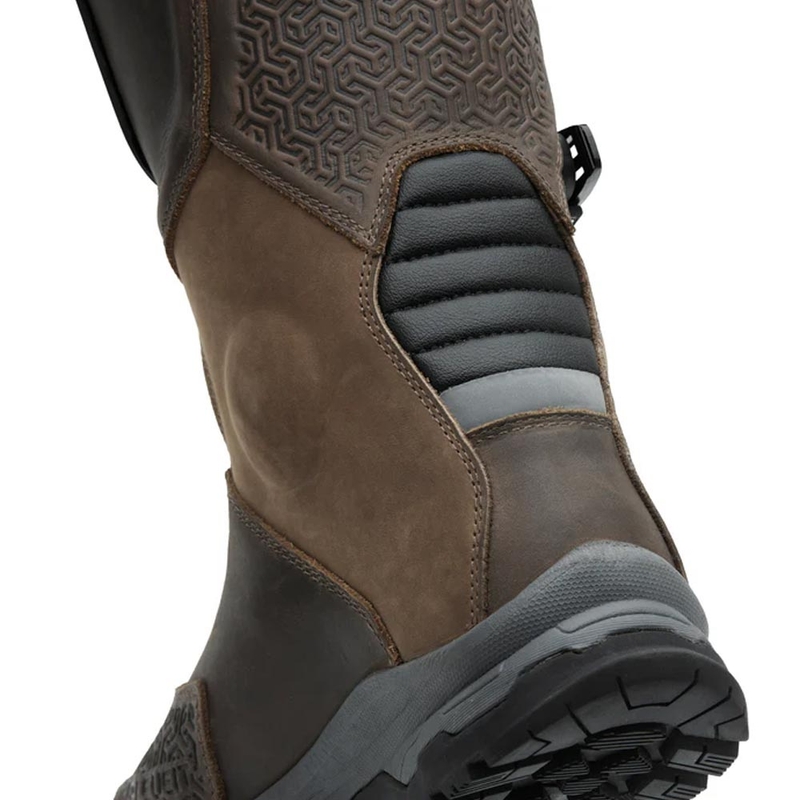 Bottes de moto Eleveit X Land ADV E-Dry marron
