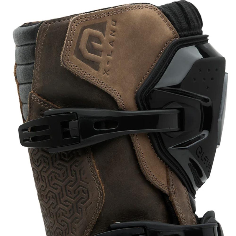 Bottes de moto Eleveit X Land ADV E-Dry marron