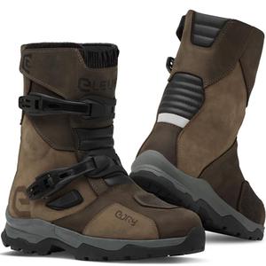 Bottes de moto Eleveit X Land ADV Low E-Dry marron