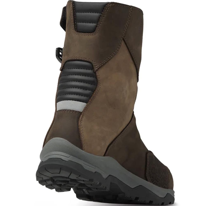 Bottes de moto Eleveit X Land ADV Low E-Dry marron