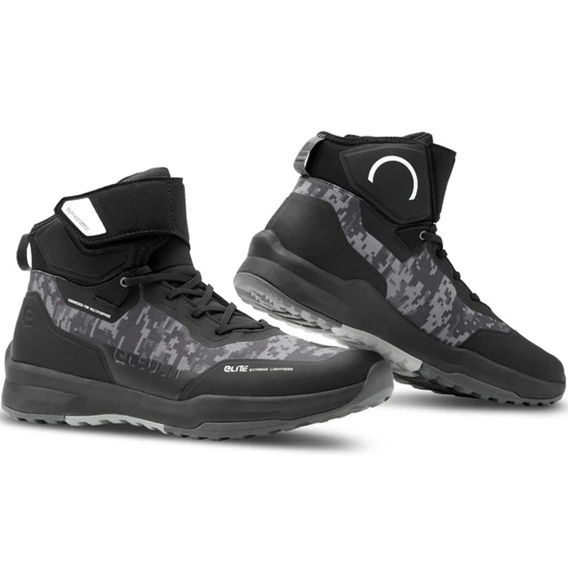 Bottes de moto Eleveit STRATOS E-Dry camouflage noir