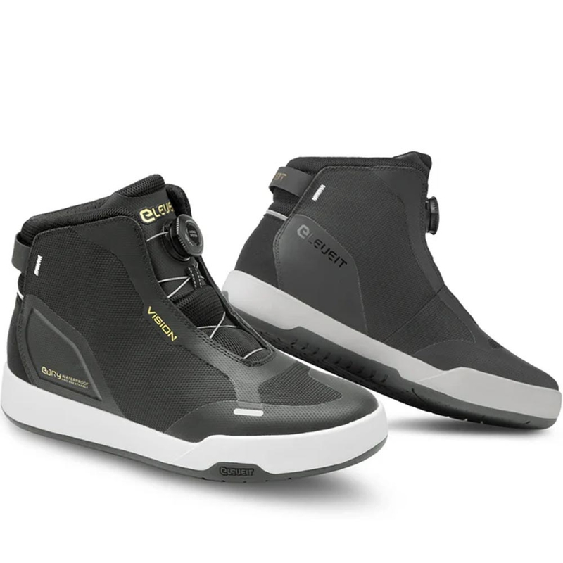 Bottes de moto Eleveit Vision E-Dry pour femmes, noires