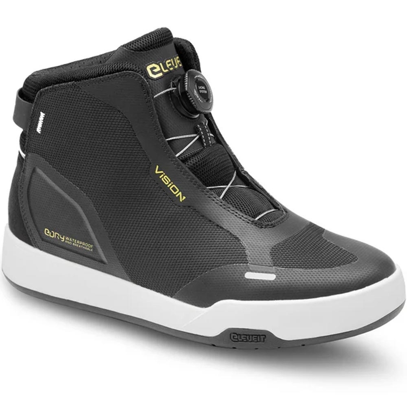Bottes de moto Eleveit Vision E-Dry pour femmes, noires