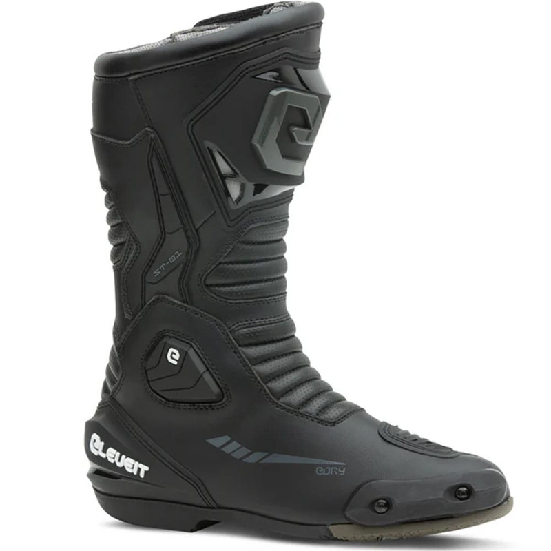 Bottes de moto Eleveit ST-01 E-Dry noires