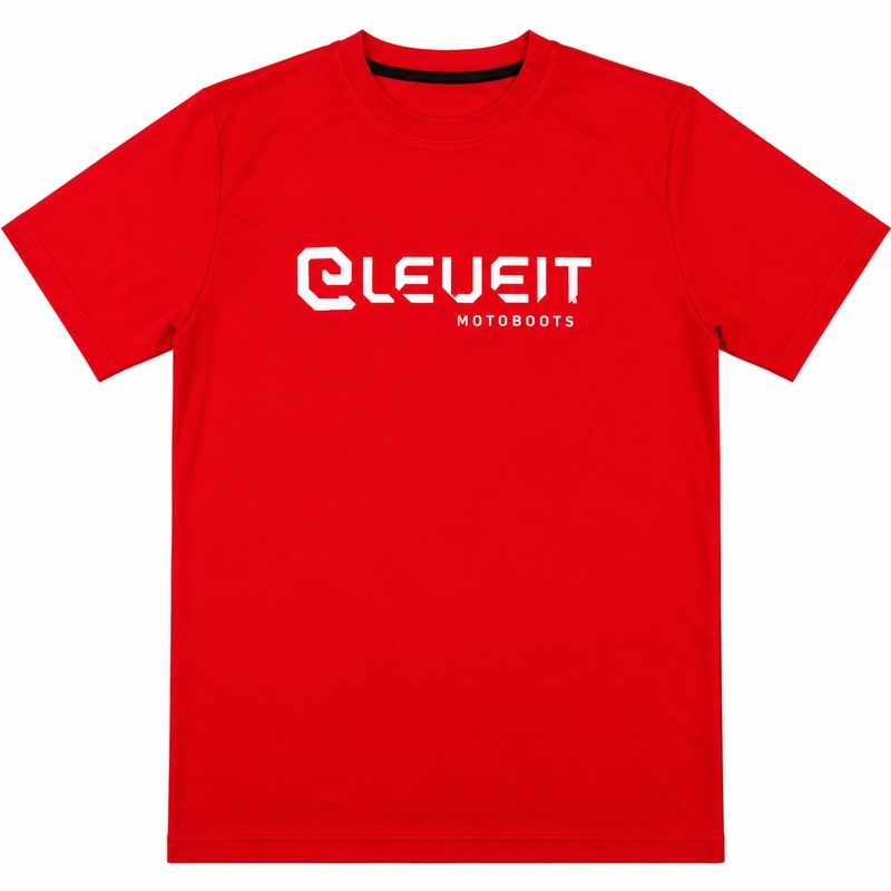 T-shirt rouge Eleveit Logo
