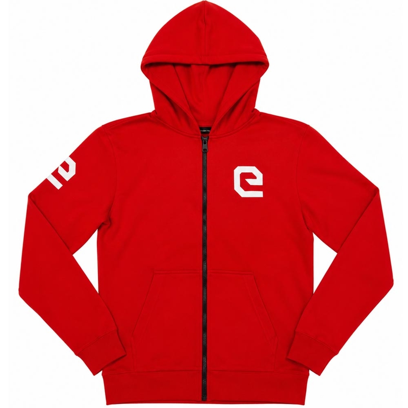 Sweat-shirt rouge à logo Eleveit