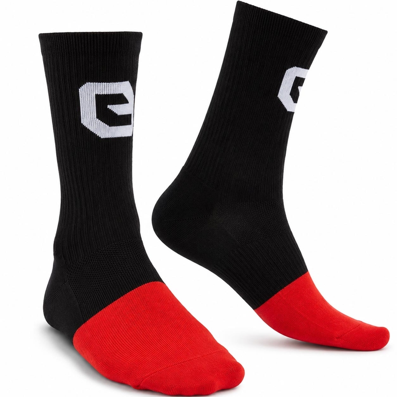 Chaussettes noires à logo Eleveit