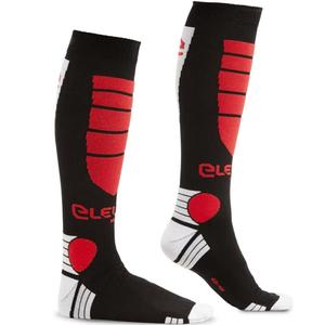 Chaussettes hautes noires à logo Eleveit