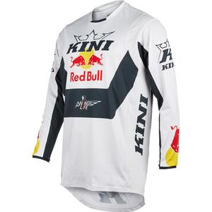 Maillot de motocross KINI Red Bull MXC 1.0 blanc