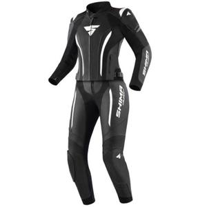 Combinaison moto femme Shima Miura 2.0 noir-blanc
