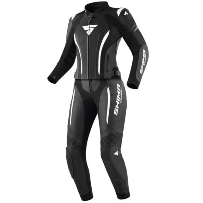 Combinaison moto femme Shima Miura 2.0 noir-blanc