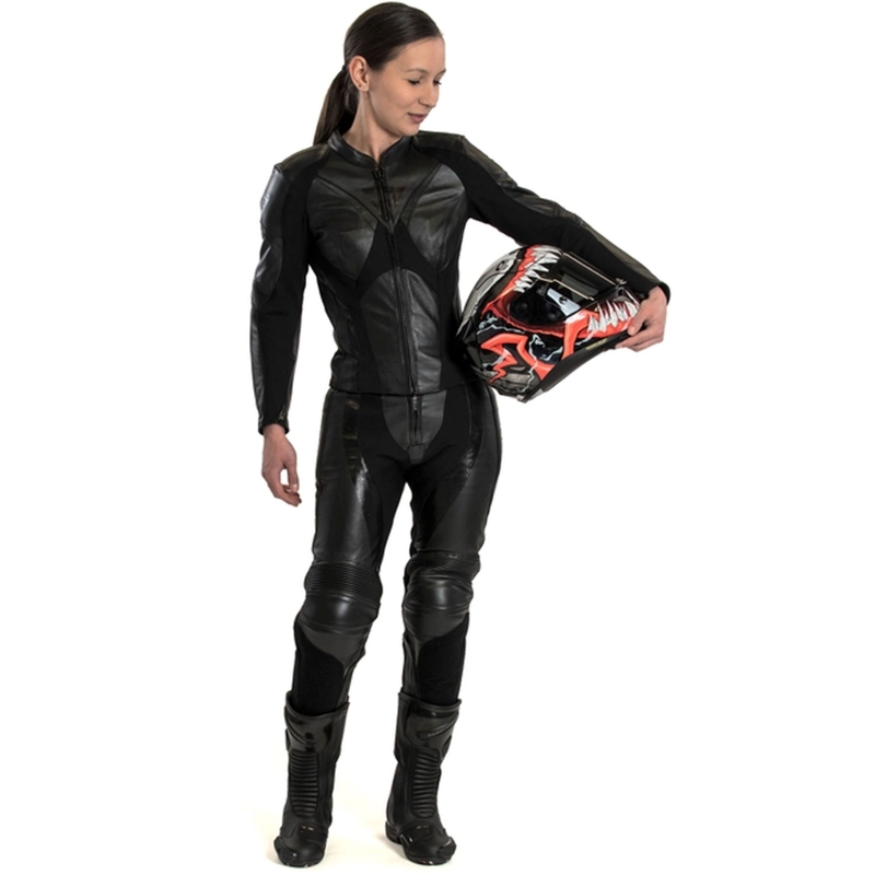 Combinaison moto femme Rebelhorn Rebel noir