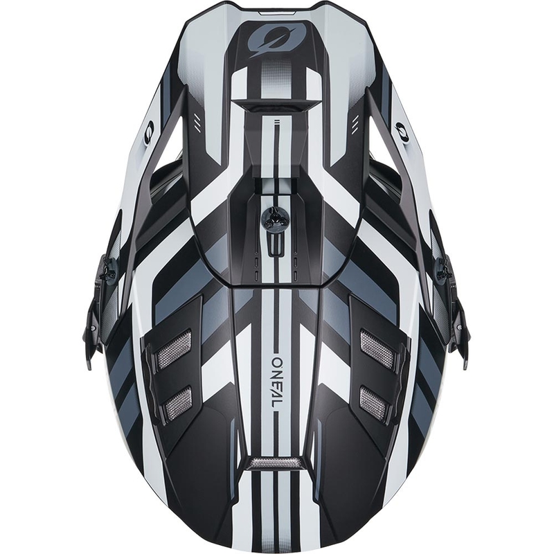 Casque de motocross O'Neal EX-SRS Dust noir-gris