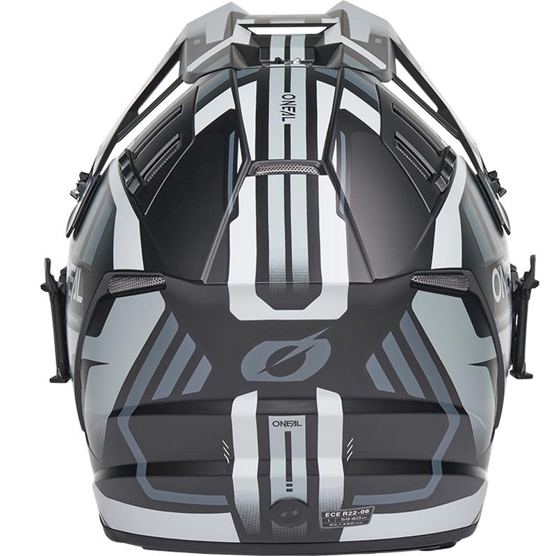 Casque de motocross O'Neal EX-SRS Dust noir-gris