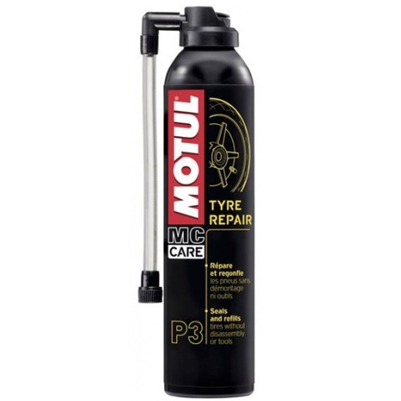 Spray de réparation des pneus Motul P3 Tyre repair 300 ml