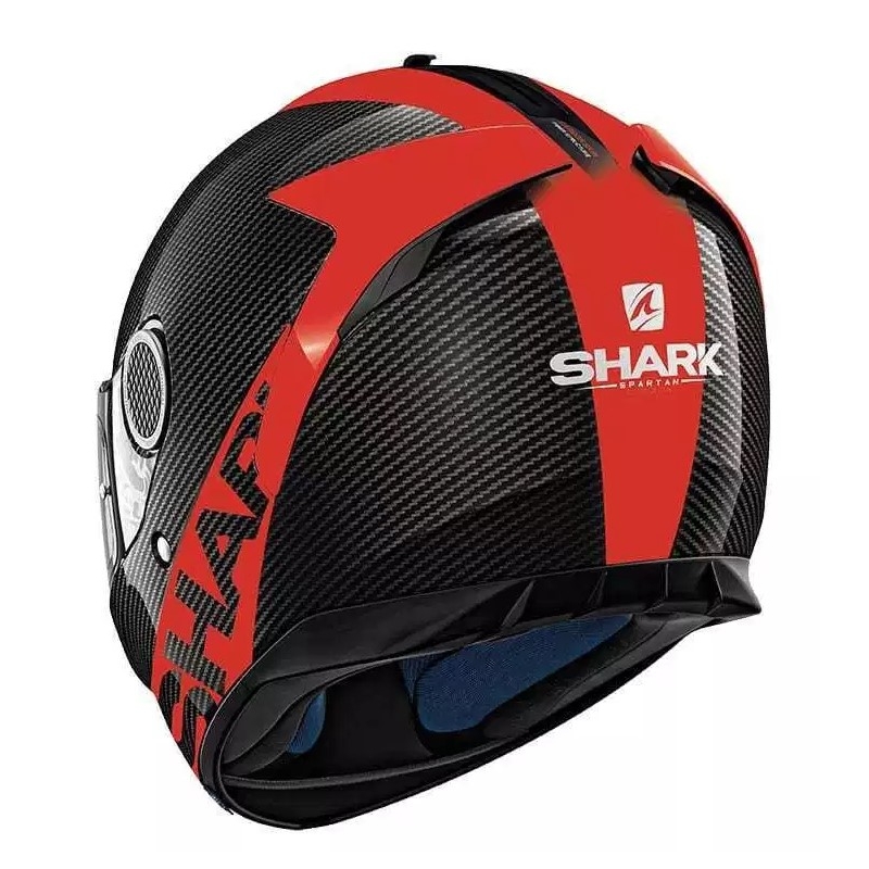 Integrální přilba SHARK SPARTAN CARBON Skin černo-červená