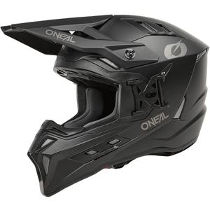 Casque de motocross O'Neal EX-SRS Noir uni