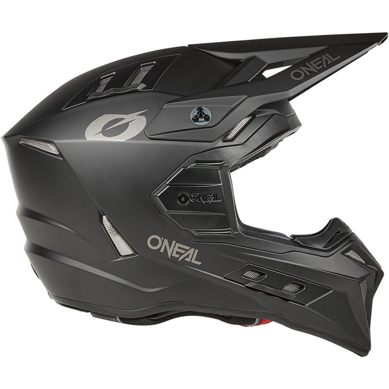 Casque de motocross O'Neal EX-SRS Noir uni