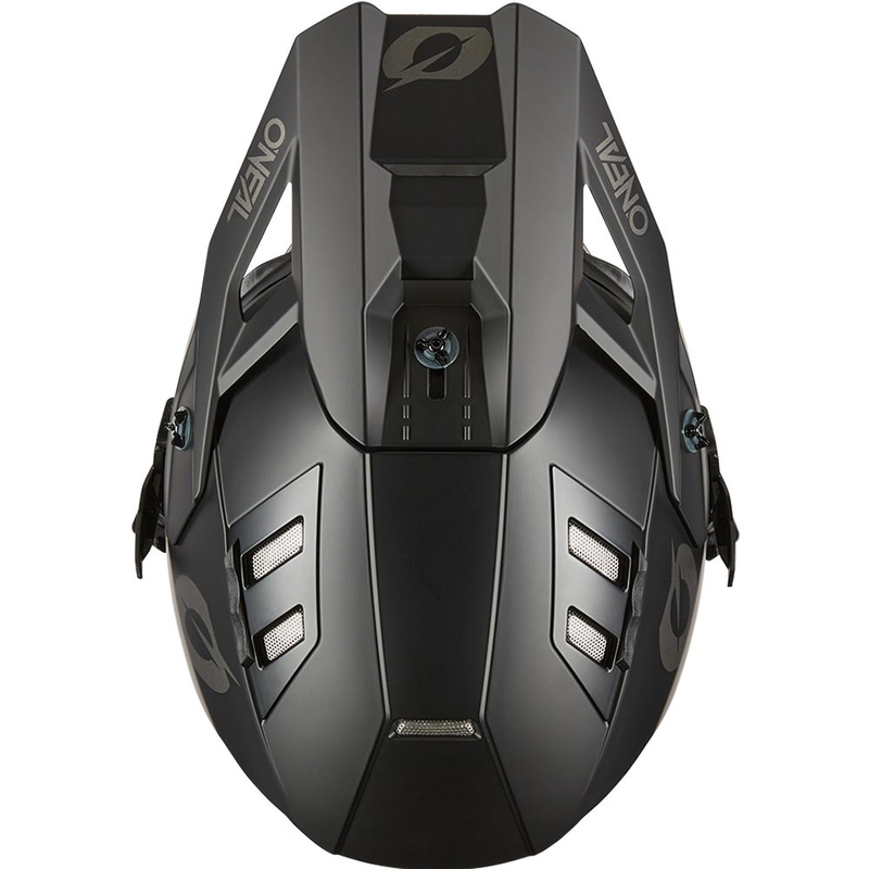 Casque de motocross O'Neal EX-SRS Noir uni