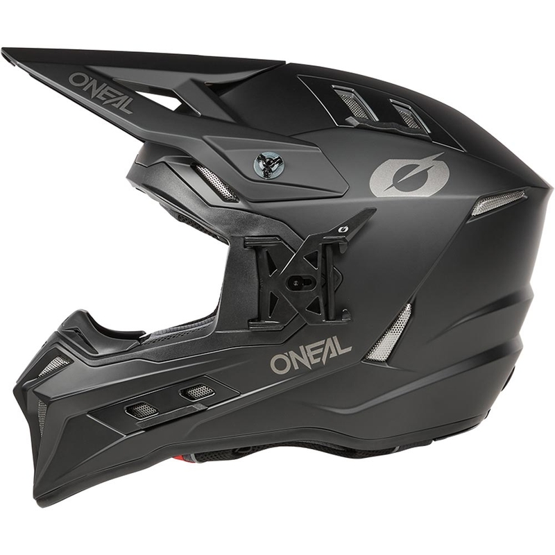 Casque de motocross O'Neal EX-SRS Noir uni