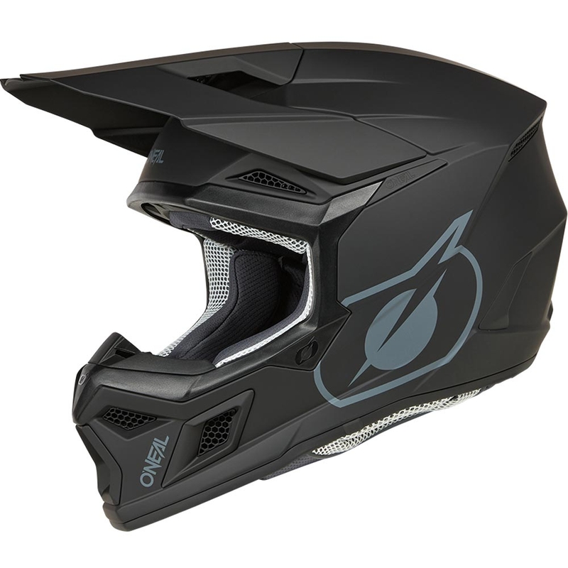 Casque de motocross O´Neal 3SRS Noir mat uni