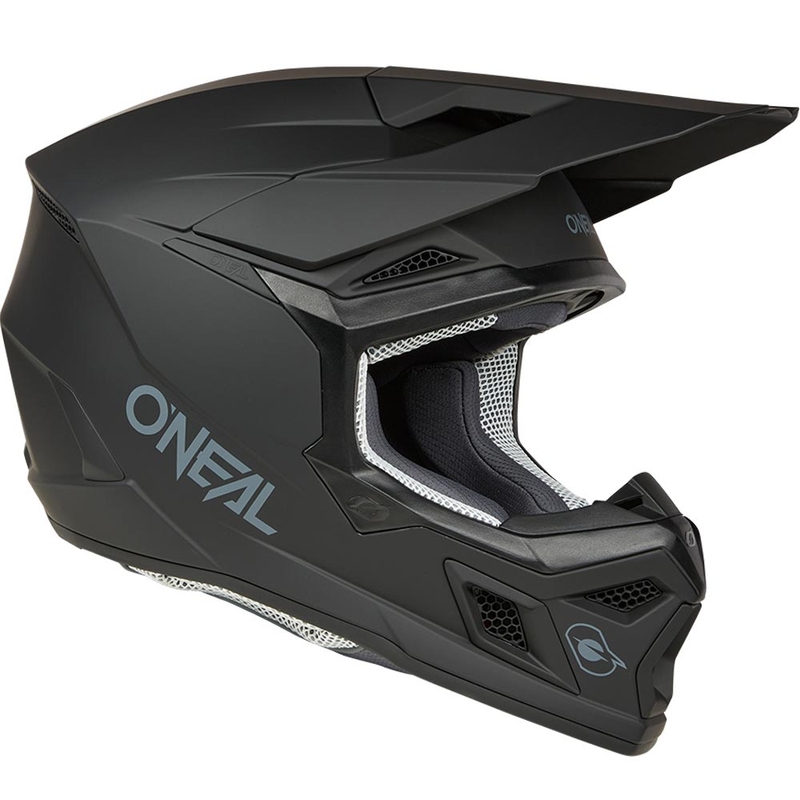 Casque de motocross O´Neal 3SRS Noir mat uni