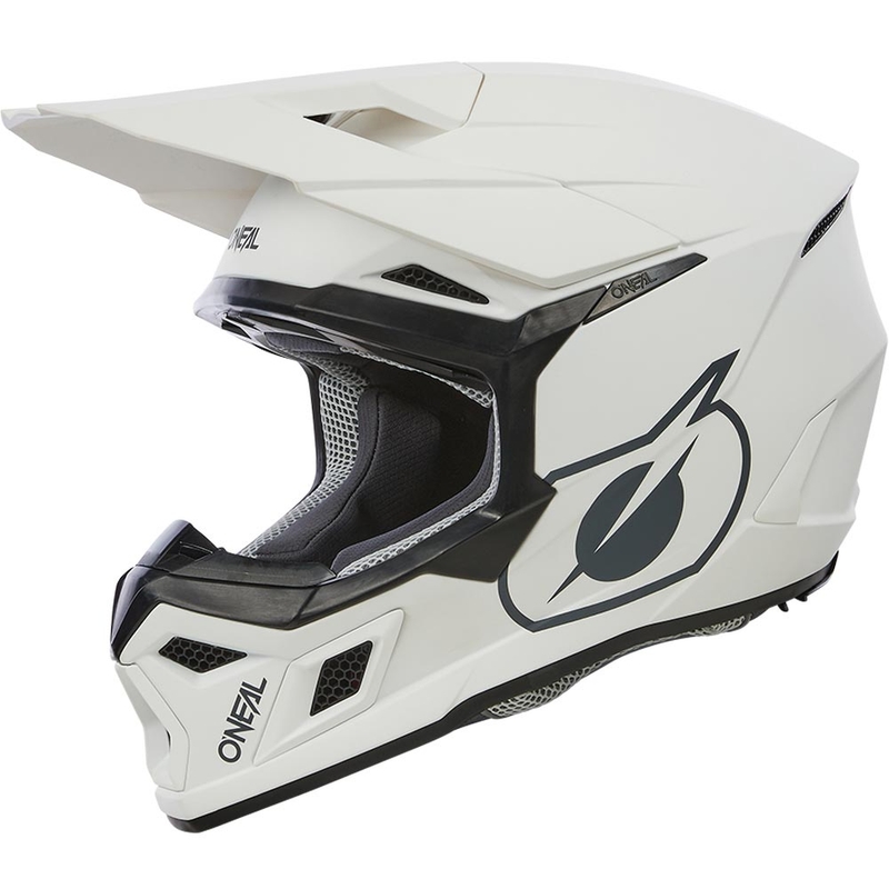 Casque de motocross O´Neal 3SRS blanc mat uni