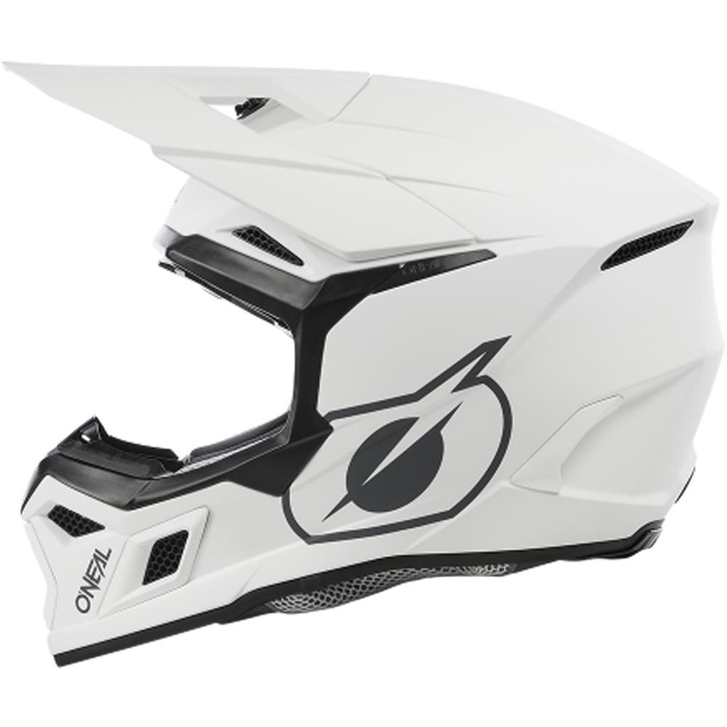 Casque de motocross O´Neal 3SRS blanc mat uni