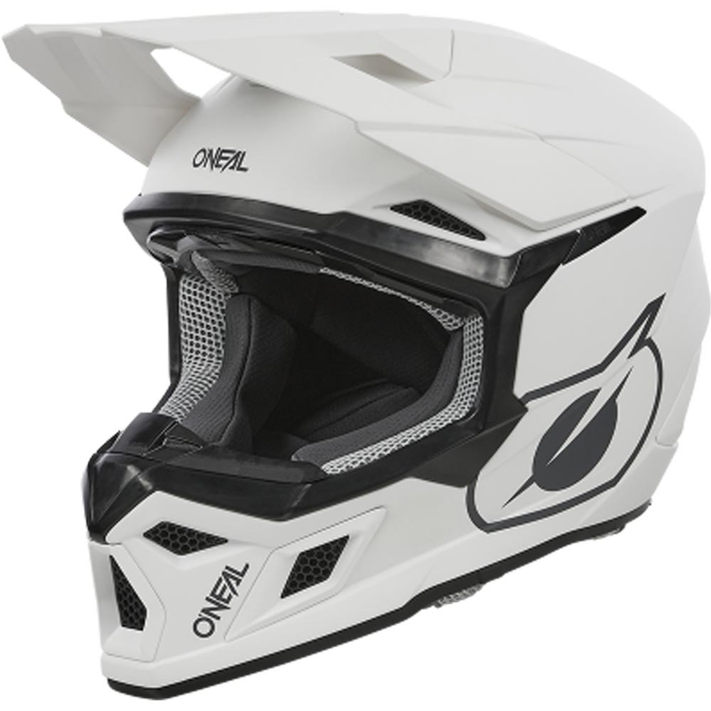 Casque de motocross O´Neal 3SRS blanc mat uni