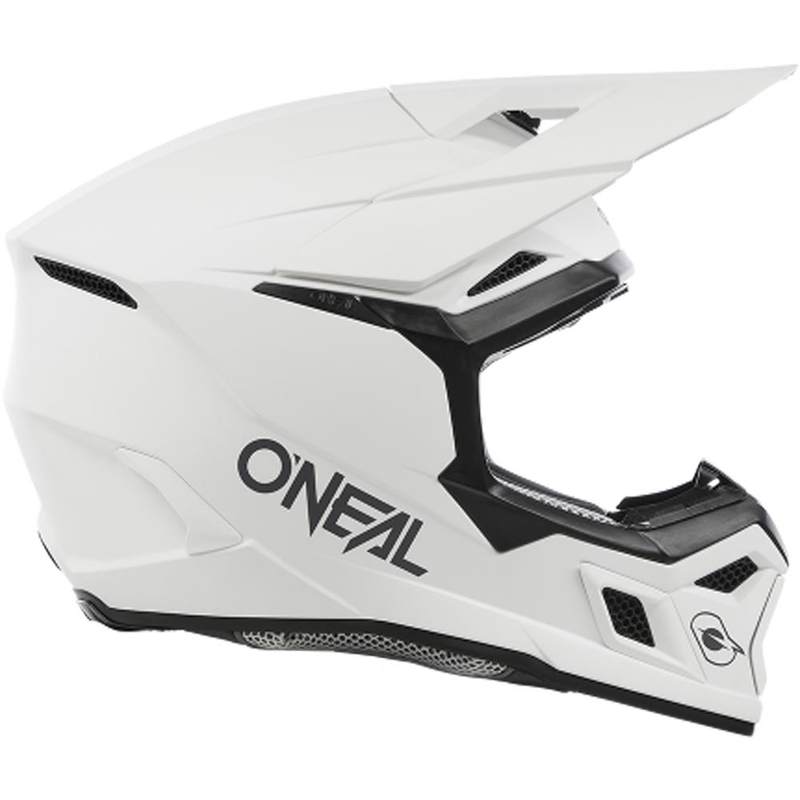 Casque de motocross O´Neal 3SRS blanc mat uni