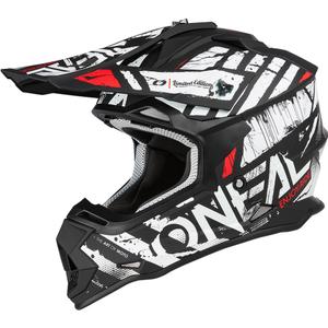 Casque de motocross O´Neal 2SRS Glitch noir et blanc