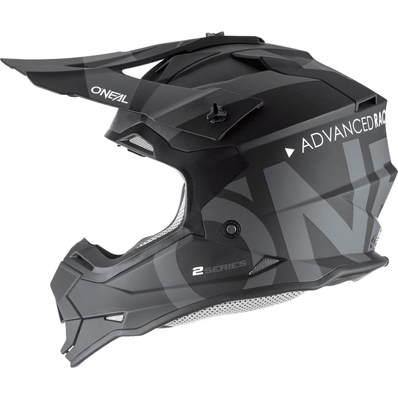 Casque de motocross O'Neal 2SRS Slick noir-gris