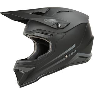 Casque de motocross O'Neal 1SRS Noir mat uni