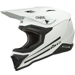 Casque de motocross O'Neal 1SRS blanc mat uni