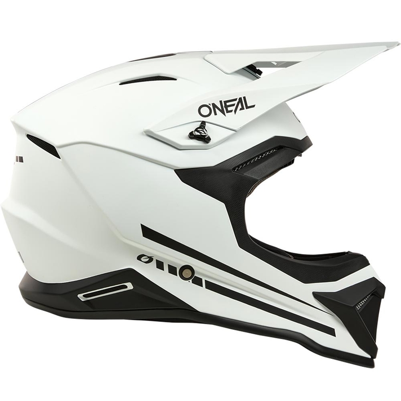 Casque de motocross O'Neal 1SRS blanc mat uni