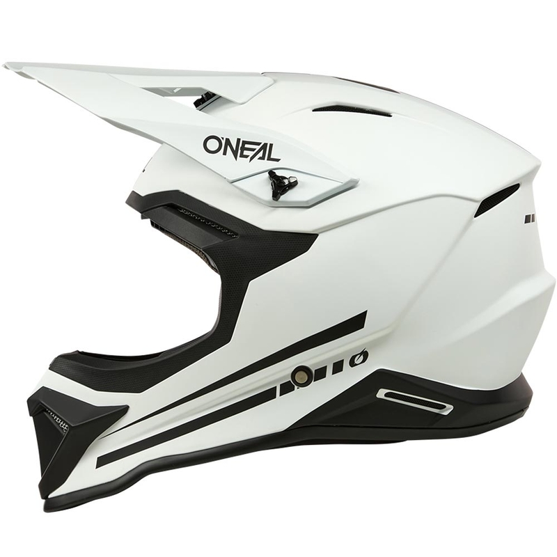 Casque de motocross O'Neal 1SRS blanc mat uni