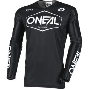 Maillot de motocross O'Neal Mayhem Hexx noir et blanc