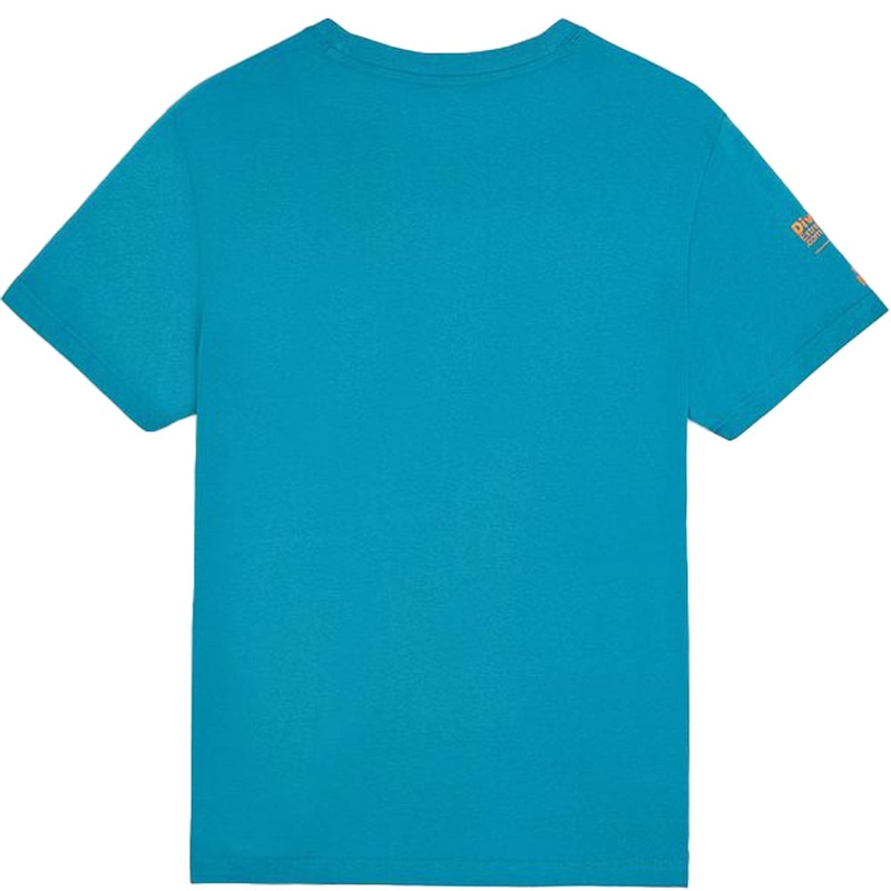 T-shirt bleu avec carte de Dakar