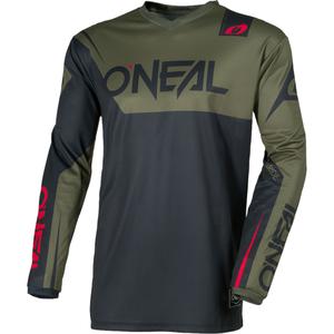 Maillot motocross O'Neal Element Racewear noir-olive