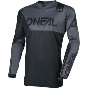 Maillot de motocross O'Neal Element Racewear noir-gris